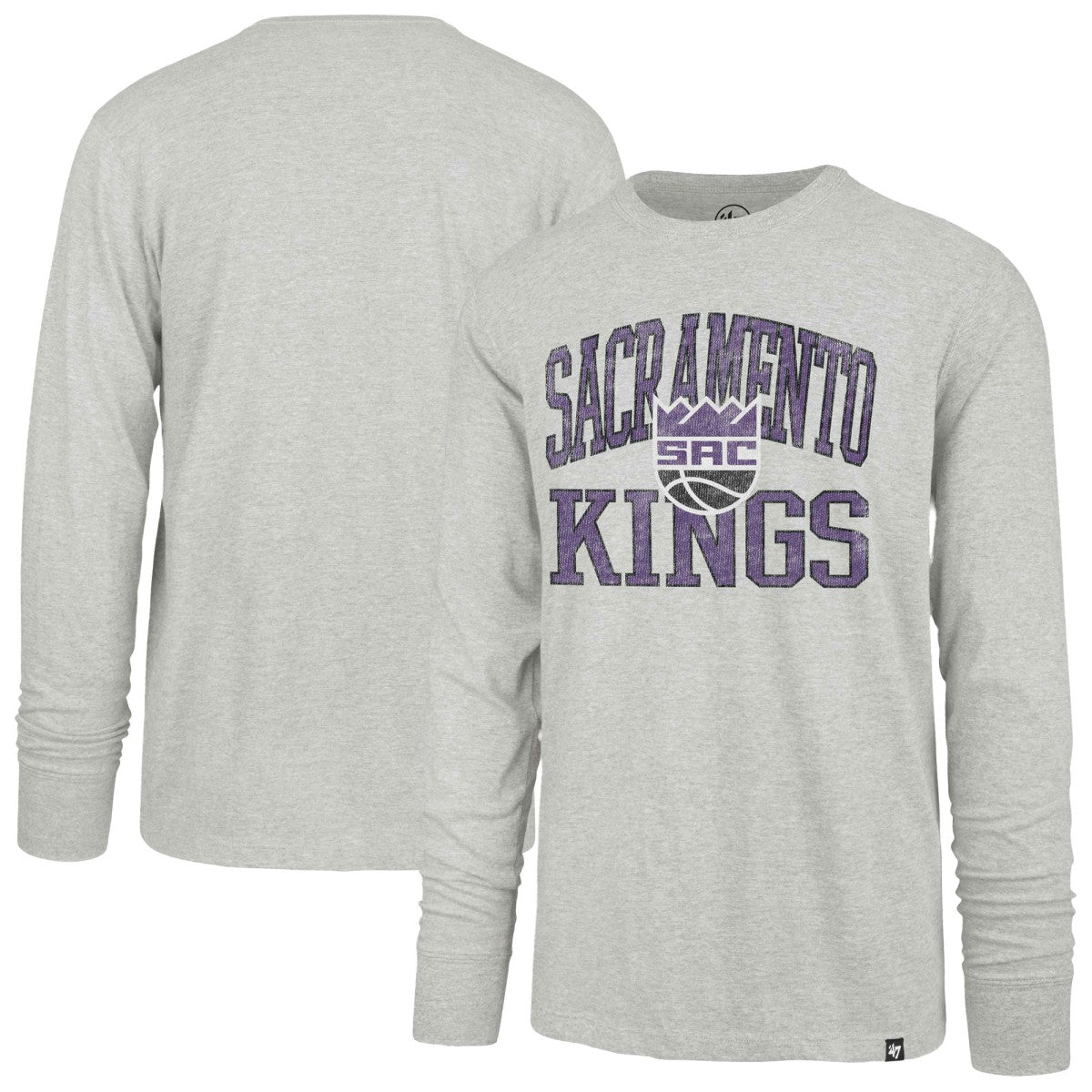 Sacramento Kings '47 First Rate Franklin Long Sleeve T-Shirt - Gray discount