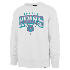 Charlotte Hornets '47 Spotlight Headline Pullover Sweatshirt - White on sale
