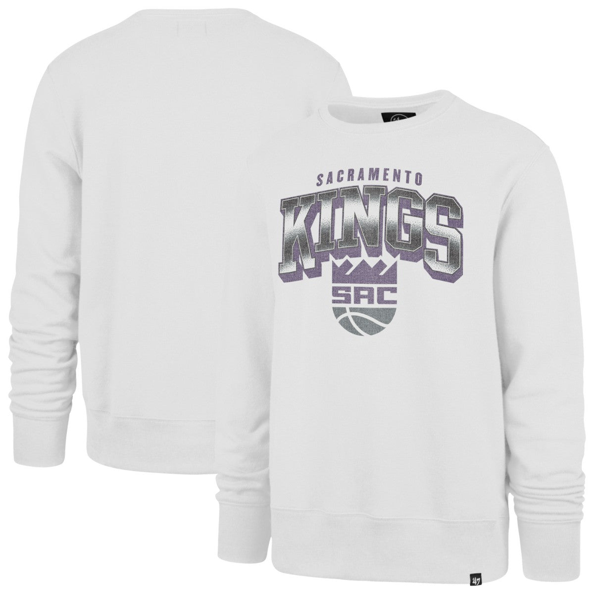 Sacramento Kings '47 Spotlight Headline Pullover Sweatshirt - White sale