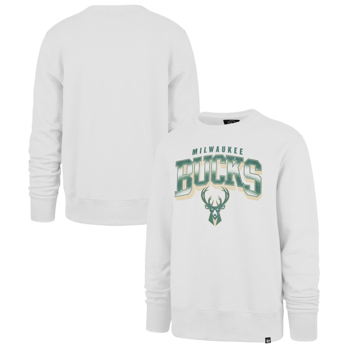 Milwaukee Bucks '47 Spotlight Headline Pullover Sweatshirt - White online