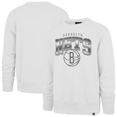 Brooklyn Nets '47 Spotlight Headline Pullover Sweatshirt - White on sale