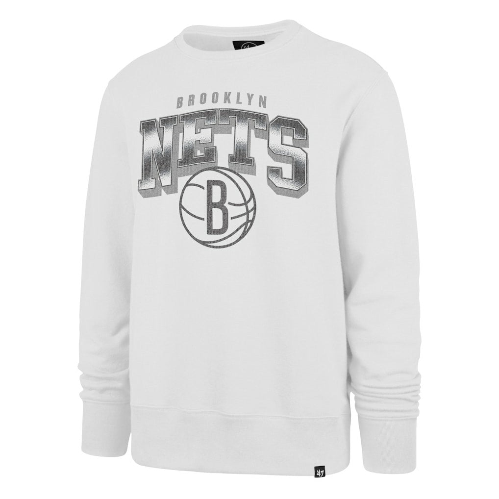 Brooklyn Nets '47 Spotlight Headline Pullover Sweatshirt - White on sale