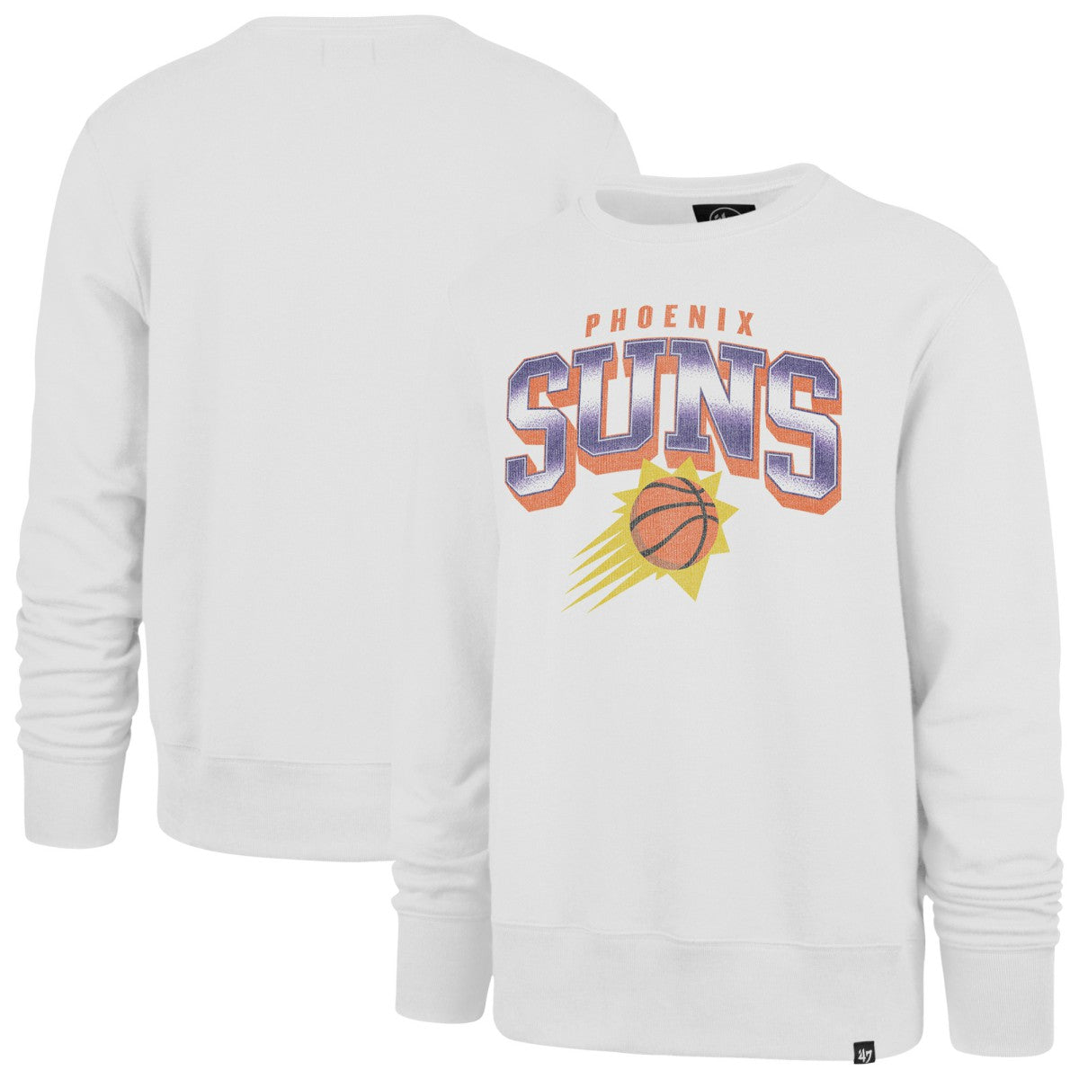Phoenix Suns '47 Spotlight Headline Pullover Sweatshirt - White for sale