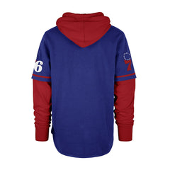 Philadelphia 76ers '47 Trifecta Shortstop Pullover Hoodie - Royal cheap