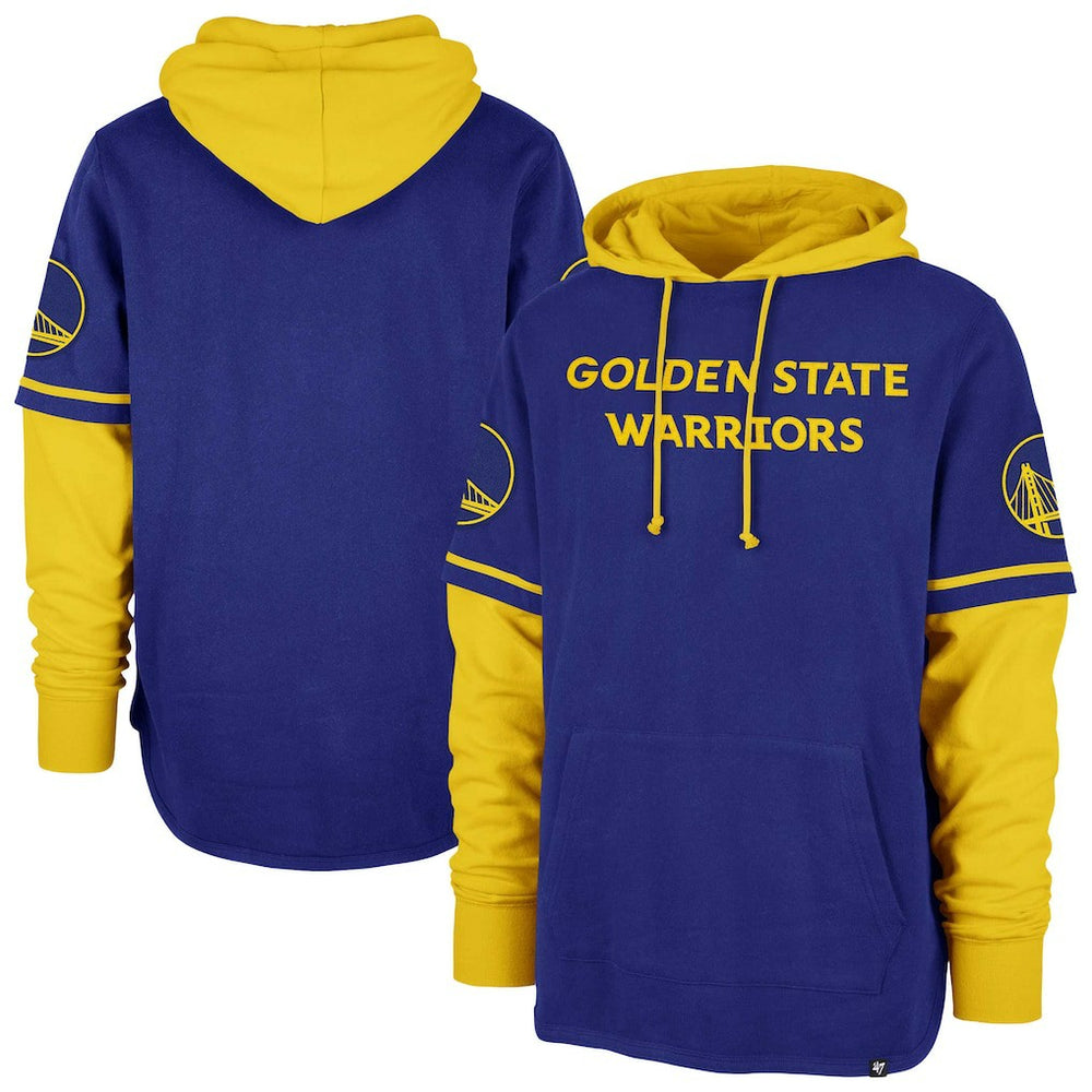 Golden State Warriors '47 Trifecta Shortstop Pullover Hoodie sale - Royal discount