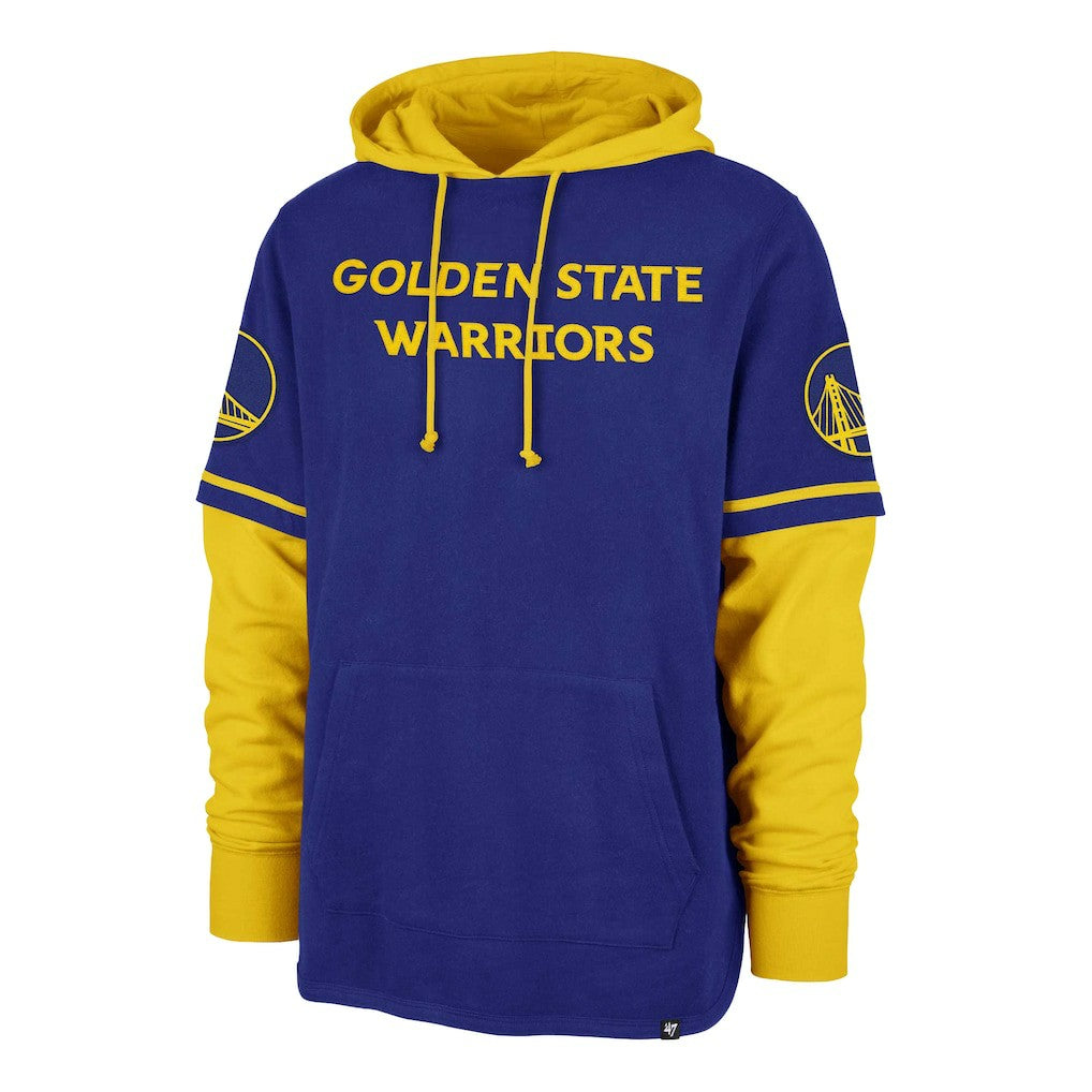 Golden State Warriors '47 Trifecta Shortstop Pullover Hoodie sale - Royal discount