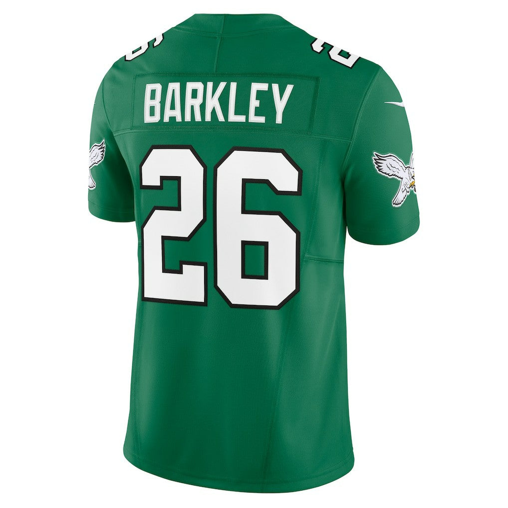 Saquon Barkley Philadelphia Eagles Alternate Vapor F.U.S.E. Limited Jersey - Kelly Green cheap