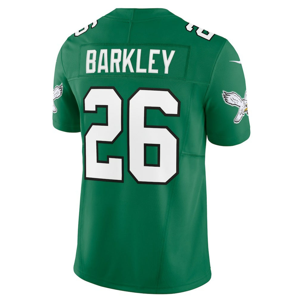 Saquon Barkley Philadelphia Eagles Alternate Vapor F.U.S.E. Limited Jersey - Kelly Green cheap