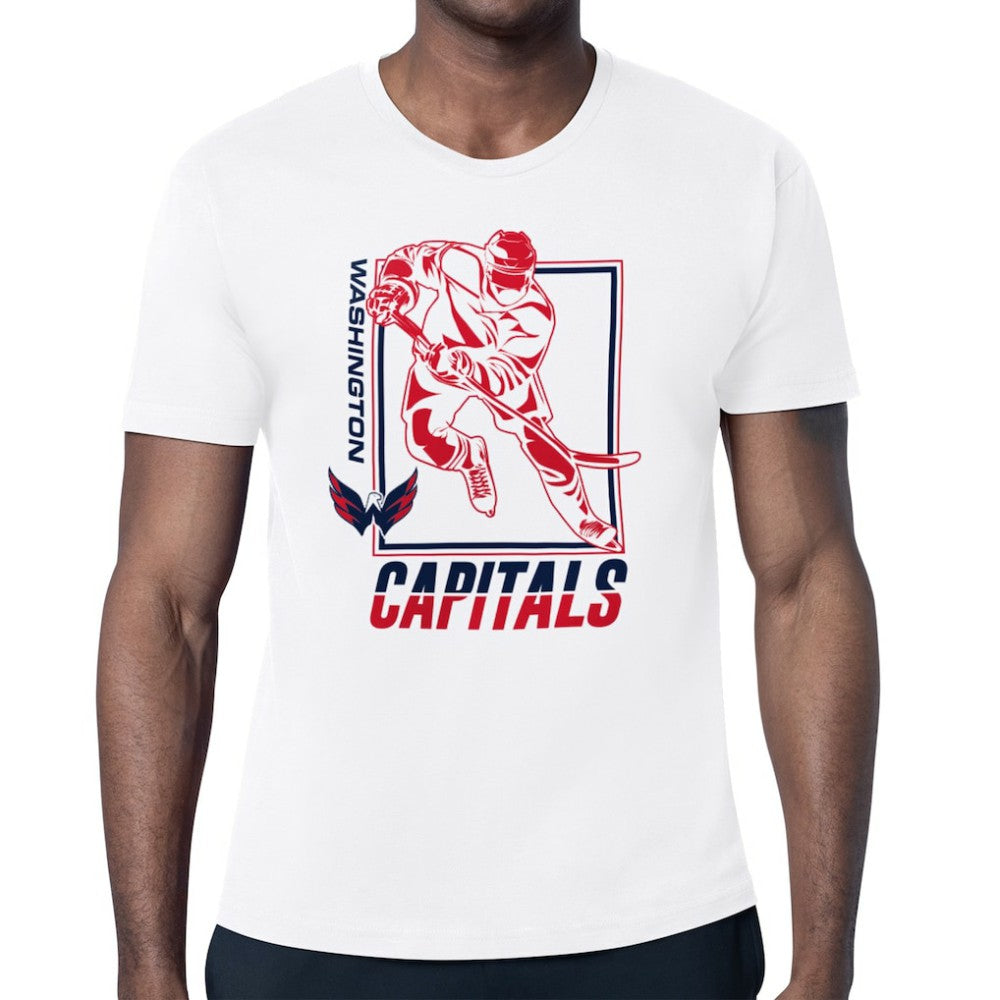 Washington Capitals Starter Player Grid T-Shirt - White T-shirts