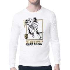 Vegas Golden Knights Starter Player Grid Long Sleeve T-Shirt - White T-shirts
