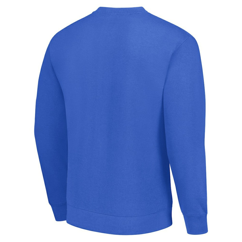 Edmonton Oilers Starter Player Grid Fleece Pullover Sweatshirt - Royal Sweatshirts