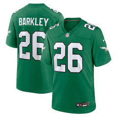 Saquon Barkley Philadelphia Eagles Alternate Game Jersey - Kelly Green on sale
