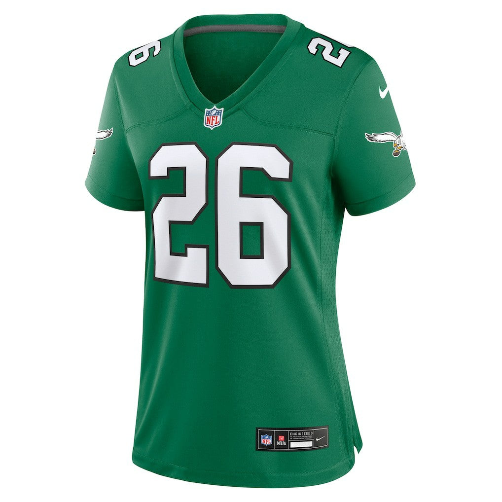 Saquon Barkley Philadelphia Eagles Women's Alternate Game Jersey - Kelly Green on sale