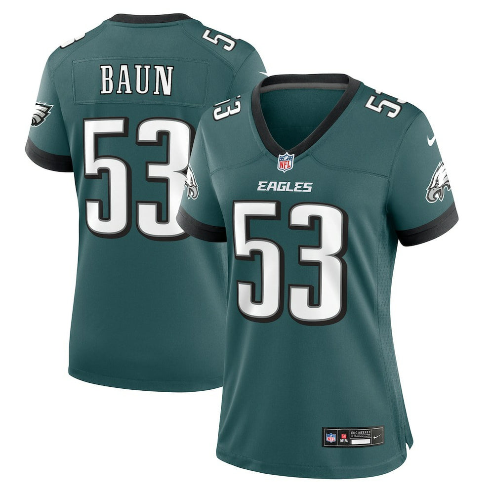 Zack Baun Philadelphia Eagles Women's Game Jersey - Midnight Green sale
