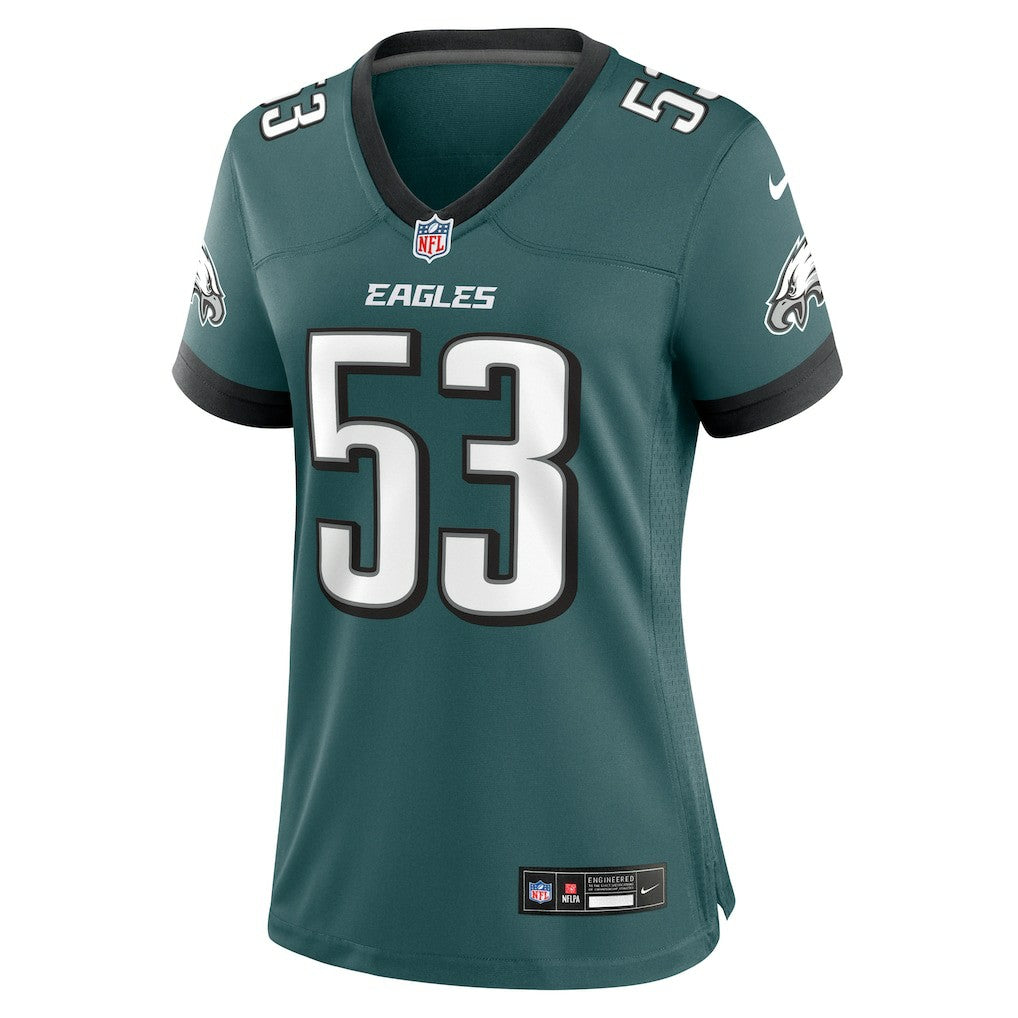 Zack Baun Philadelphia Eagles Women's Game Jersey - Midnight Green sale