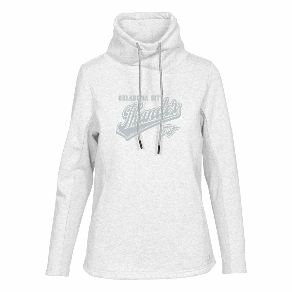 Oklahoma City Thunder Levelwear Women's Loop Sweep Pullover Sweatshirt - Cream on sale
