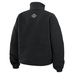 Los Angeles Kings WEAR by Erin Andrews Women's Polar Fleece Half-Zip Jacket - Black Jackets