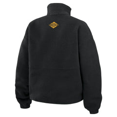 Boston Bruins WEAR by Erin Andrews Women's Polar Fleece Half-Zip Jacket - Black Jackets