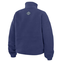 Toronto Maple Leafs WEAR by Erin Andrews Women's Polar Fleece Half-Zip Jacket - Blue Jackets