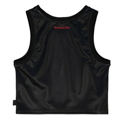 Chicago Bulls Women's Hardwood Classics Big Face 4.0 Cropped Tank Top sale - Black cheap