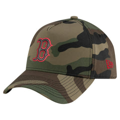 Boston Red Sox Woodland Team Pop 9FORTY A-Frame Adjustable Hat Camo