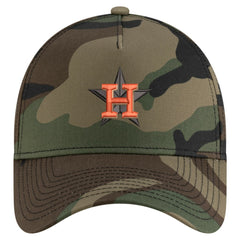 Houston Astros Woodland Team Pop 9FORTY A-Frame Adjustable Hat Camo