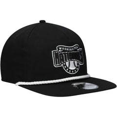 Washington Nationals Golfer Snapback Hat Black