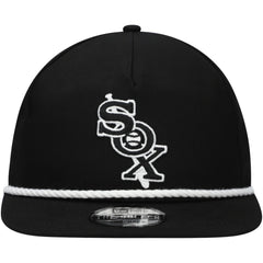 Chicago White Sox Golfer Snapback Hat Black