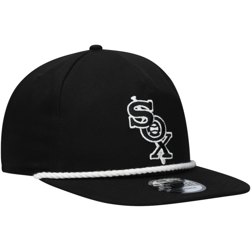 Chicago White Sox Golfer Snapback Hat Black