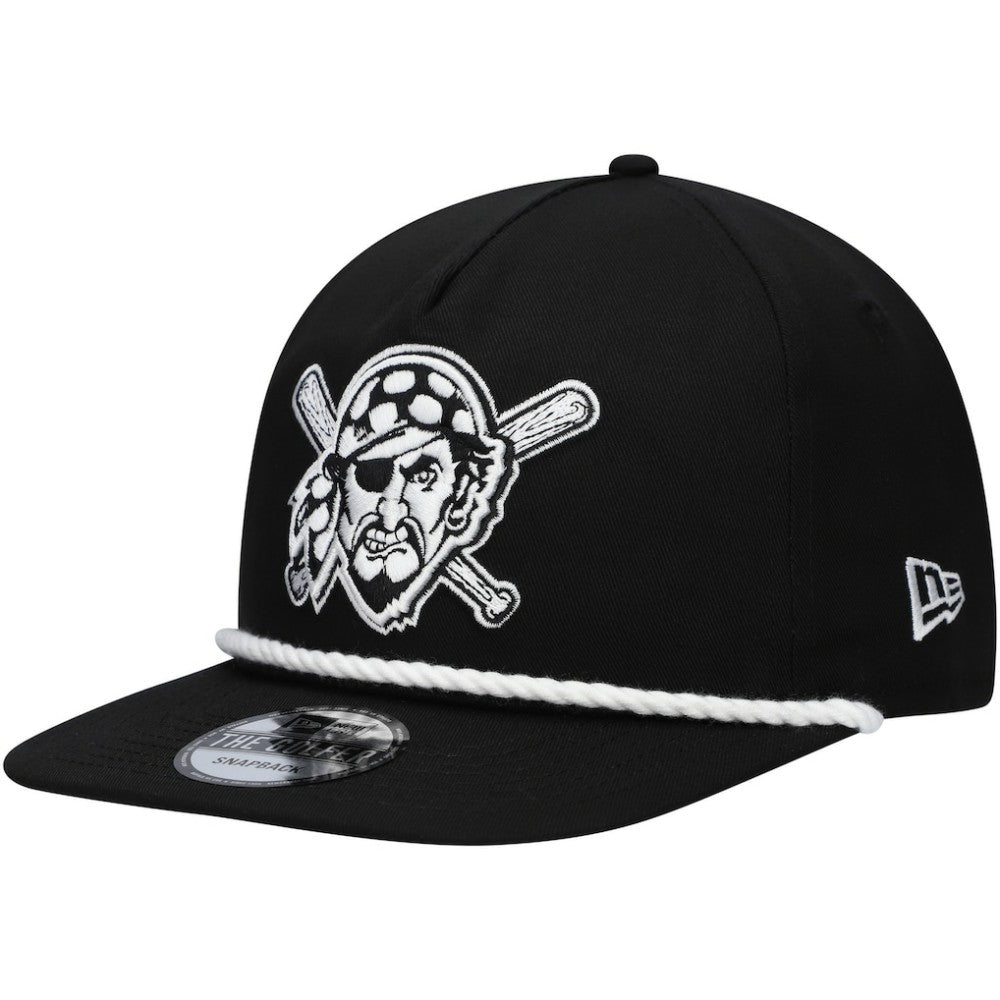 Pittsburgh Pirates Golfer Snapback Hat Black