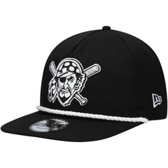 Pittsburgh Pirates Golfer Snapback Hat Black