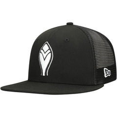 Atlanta Braves 59FIFTY Trucker Fitted Hat Black