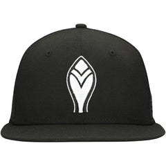 Atlanta Braves 59FIFTY Trucker Fitted Hat Black