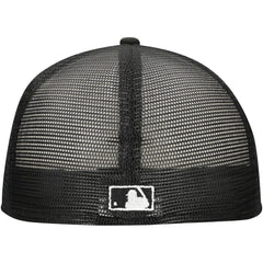 Atlanta Braves 59FIFTY Trucker Fitted Hat Black