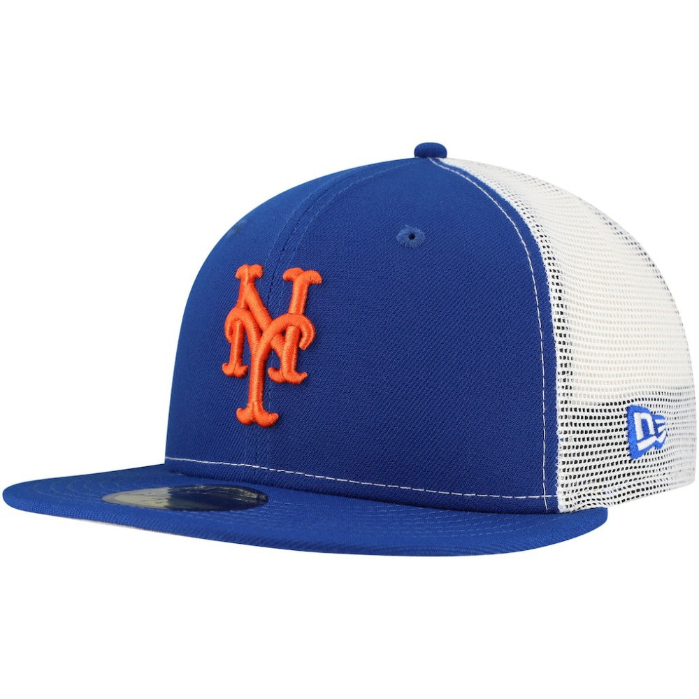 New York Mets Team Color 59FIFTY Trucker Fitted Hat Royal