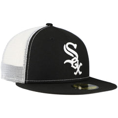 Chicago White Sox Team Color 59FIFTY Trucker Fitted Hat Black