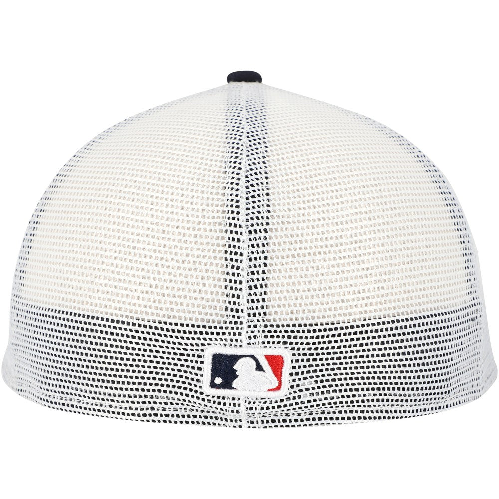 Cleveland Guardians Team Color 59FIFTY Trucker Fitted Hat Navy