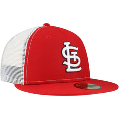 St. Louis Cardinals Team Color 59FIFTY Trucker Fitted Hat Red