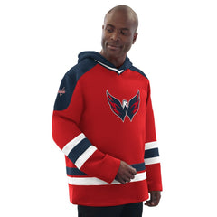 Washington Capitals Starter Hockey Pullover Hoodie - Red/Navy Hoodies