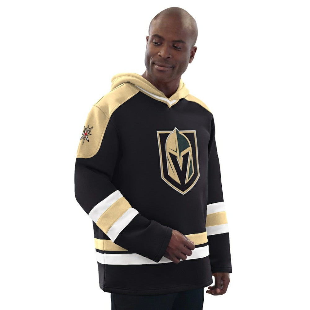 Vegas Golden Knights Starter Hockey Pullover Hoodie - Black/Gold Hoodies