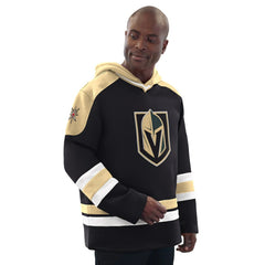 Vegas Golden Knights Starter Hockey Pullover Hoodie - Black/Gold Hoodies