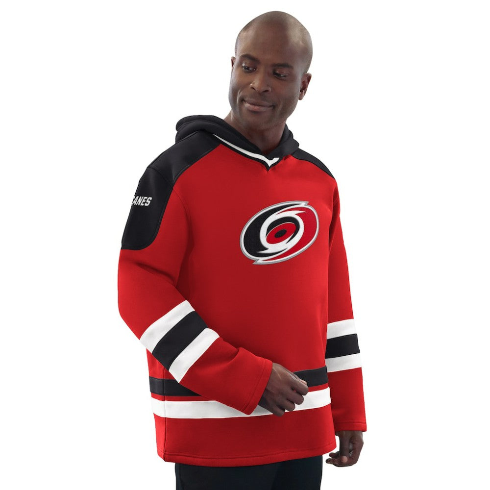 Carolina Hurricanes Starter Hockey Pullover Hoodie - Red/Black Hoodies