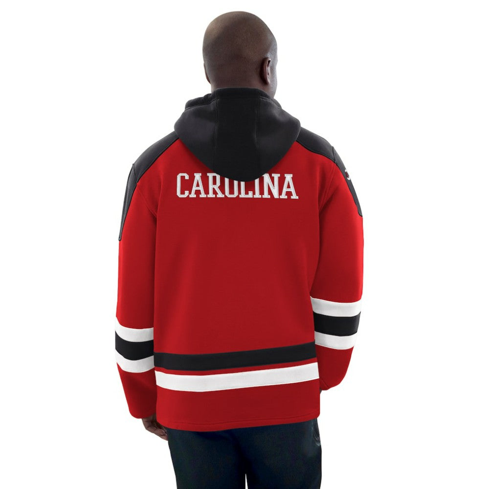 Carolina Hurricanes Starter Hockey Pullover Hoodie - Red/Black Hoodies