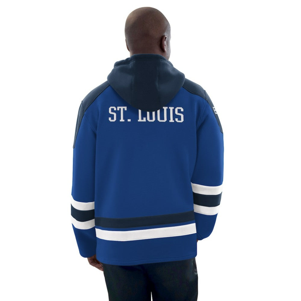 St. Louis Blues Starter Hockey Pullover Hoodie - Blue/Navy Hoodies