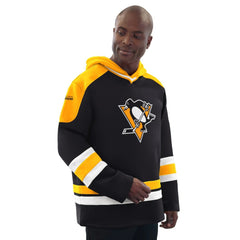 Pittsburgh Penguins Starter Hockey Pullover Hoodie - Black/Gold Hoodies