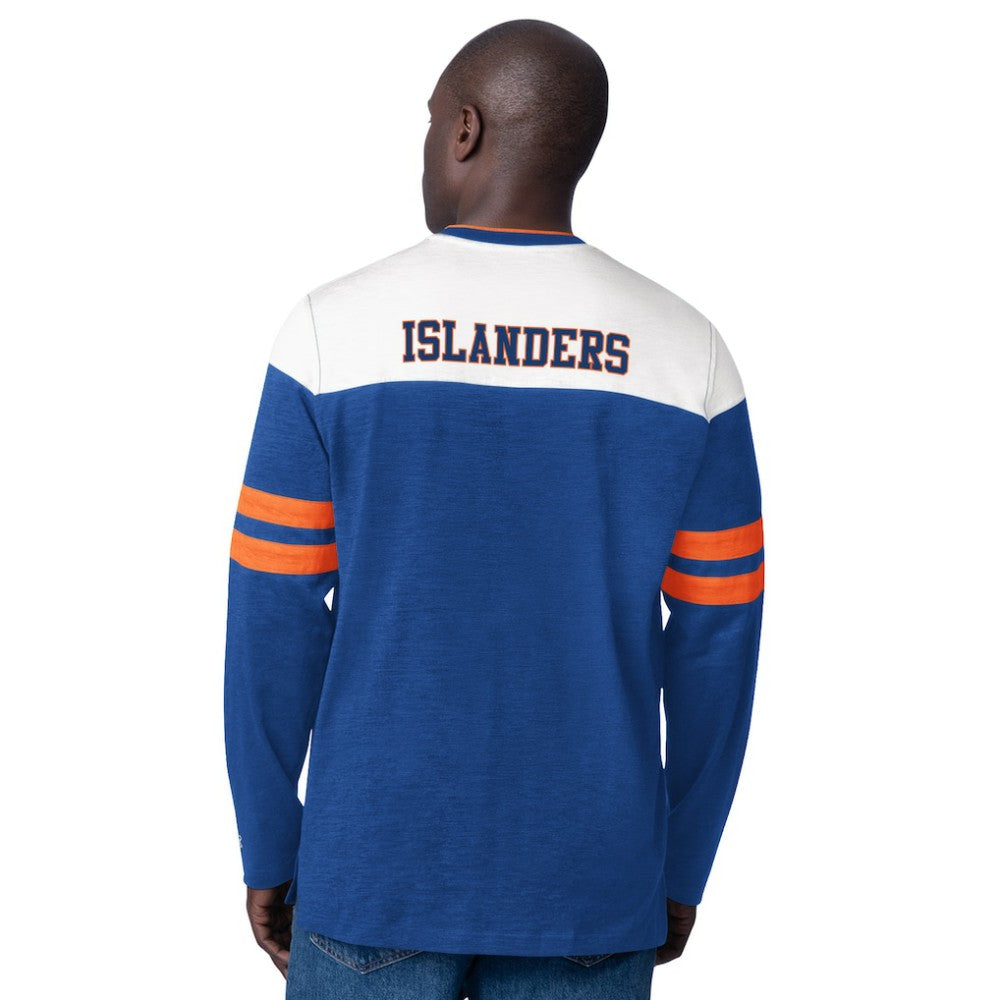 New York Islanders Starter Blitz Durene Long Sleeve T-Shirt - Royal T-shirts