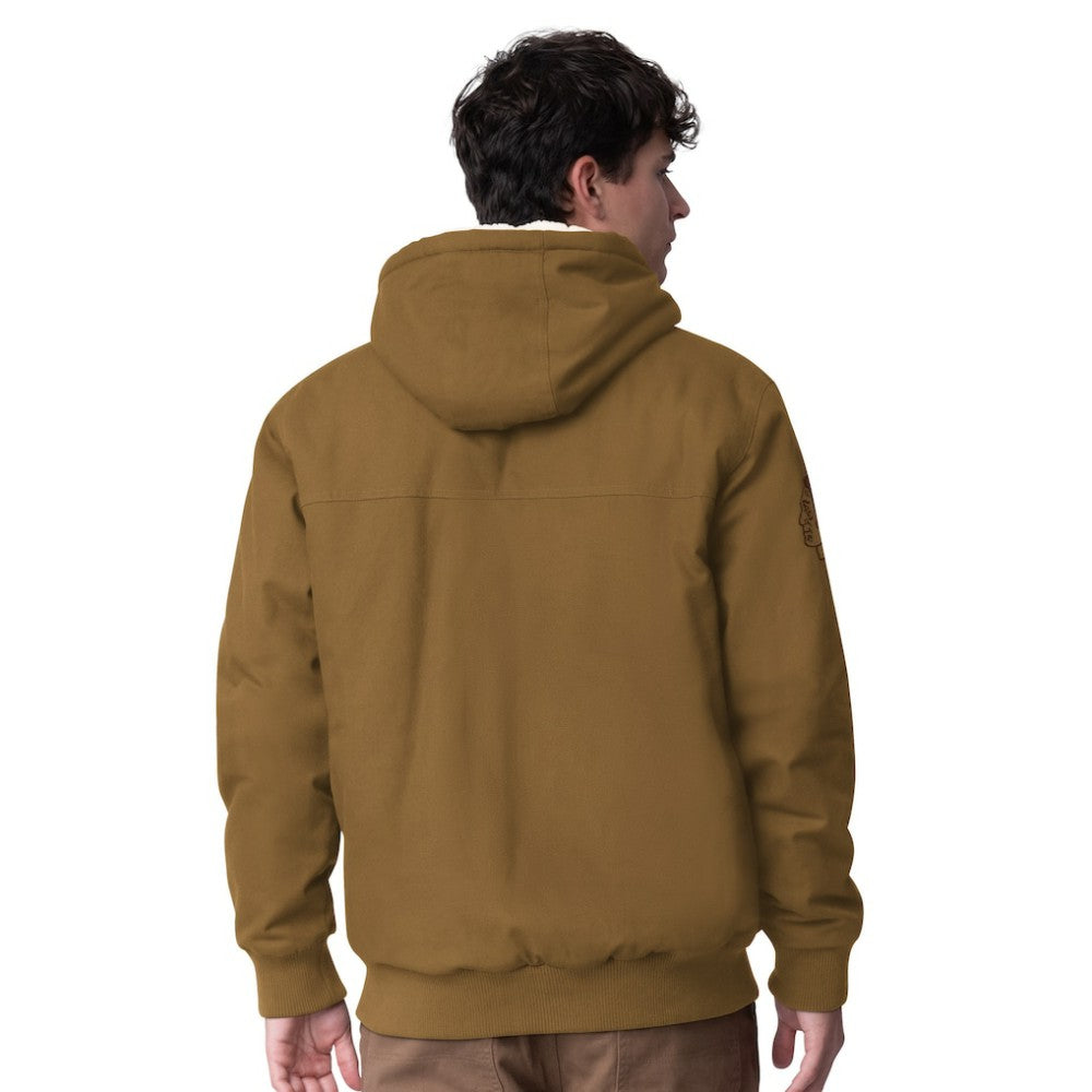 Chicago Blackhawks G-III Sports by Carl Banks Build Up Full-Zip Hoodie Jacket - Tan Hoodies