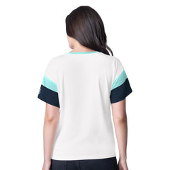 Seattle Kraken G-III 4Her by Carl Banks Women's Rink Oversized Rhinestone V-Neck T-Shirt - White T-shirts