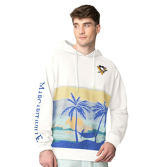 Pittsburgh Penguins Margaritaville Island Dream Peached Pullover Hoodie - Cream Hoodies
