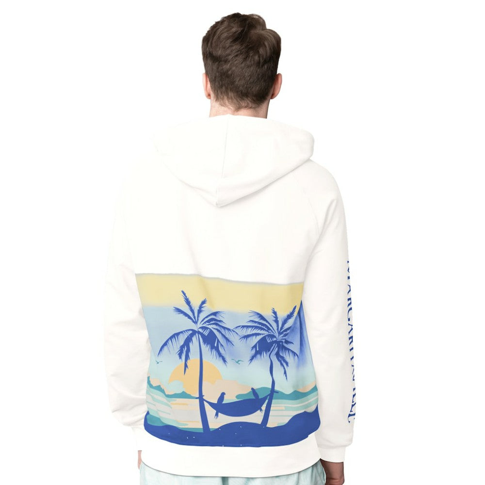Chicago Blackhawks Margaritaville Island Dream Peached Pullover Hoodie - Cream Hoodies